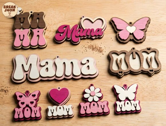 Adorable Laser Cutting Design for Mother’s Day Content
