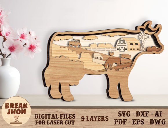Cow Farm Laser Cut File SVG Review for Real Projects