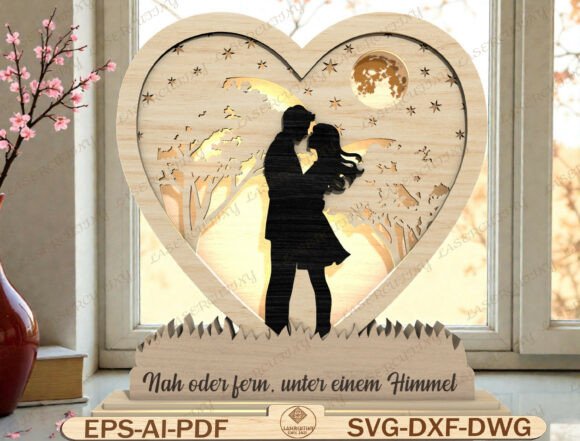 Graphic Templates for Crafting: Romantic Couple Laser Cut File Review