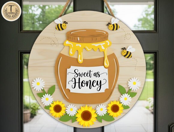 Honey Jar Door Hanger Cut File: A Spring Amp Laser Cutting Asset Worth Considering