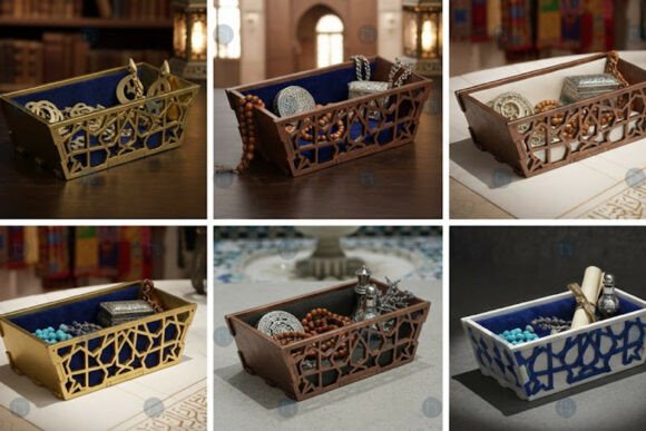 Laser Cut Islamic Pattern Box SVG for Home Decor Projects
