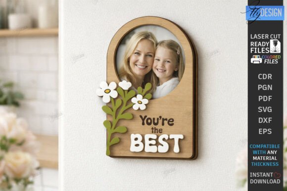 Laser-Cut Mother’s Day Frame Adds Elegance to Branding