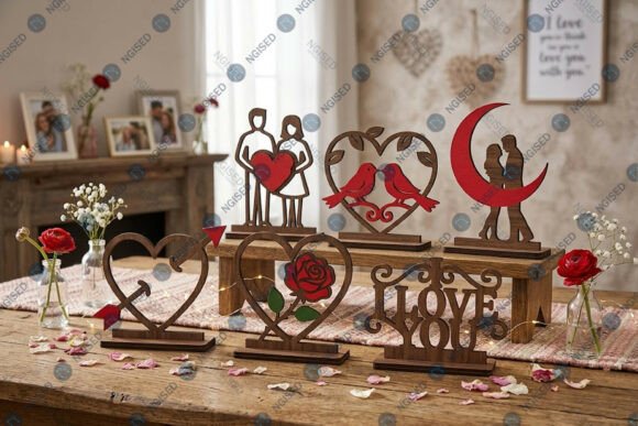 Laser Cut Valentine Design for Modern Editorial and Web Publishing
