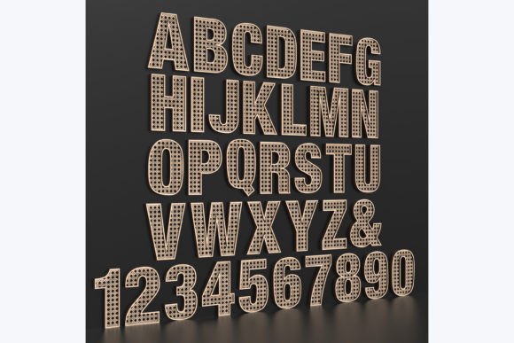 Laser Cutting Elegance: Rattan Letters for Creative Marketplace Success