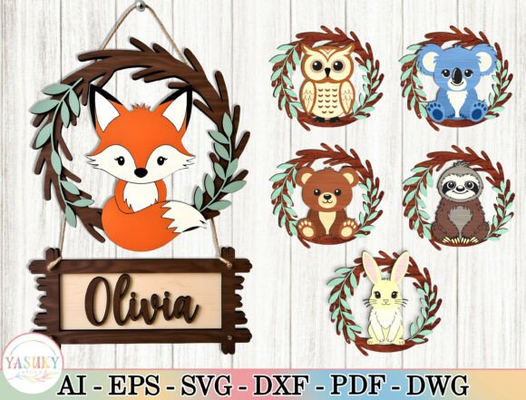 Personalized Kids Name Sign Laser Cut for Creative Celebrations