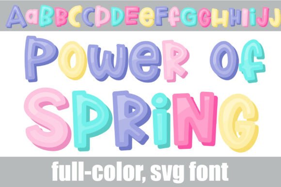 Power of Spring SVG Font Review for Digital Product Sellers