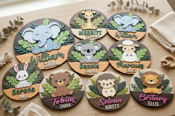 Safari Animal Laser Cut Signs: A Designer’s Take on Branding Potential